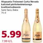 Allahindlus - Hispaania Freixenet Carta Nevada
kaitstud päritolunimetusega
kvaliteetvahuvein