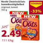 Allahindlus - Nestlé Cheerios&Oats
hommikusöögihelbed