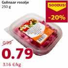 Allahindlus - Gulinaar rosolje
250 g