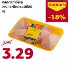 Allahindlus - Rannamõisa
broilerikoivatükid
kg