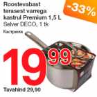 Allahindlus - Roostevabast
terasest varrega
kastrul Premium 1,5 L