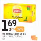 Allahindlus - Tee Yellow Label 50 pk