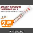 NOEF FUET SUITSUTATUD TOORSALAAMI 170 G