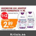 VADEMECUM 2IN1 NONSTOP WHITE HAMBAPASTA 75 ML