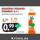 KADARBIKU PORGANDI-ÕUNAMAHL 0,5 L