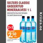 SELTERS CLASSIC GASEERITUD MINERAALVESI 1 L