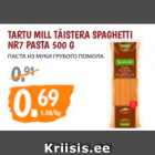 Allahindlus - TARTU MILL TÄISTERA SPAGHETTI NR7 PASTA 500 G