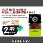 FAZER MUST NÄKILEIB PÄEVALILLESEEMNETEGA 500 G