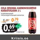 Allahindlus - COLA ORIGINAL KARBONISEERITUD KARASTUSJOOK 2 L