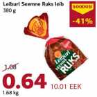 Allahindlus - Leiburi Seemne Ruks leib 380 g