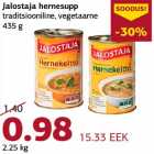 Allahindlus - Jalostaja hernesupp traditsiooniline, vegetaarne 435 g