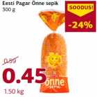 Allahindlus - Eesti Pagar Õnne sepik
300 g