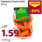 Allahindlus - Saaremaa Saare viiner
500 g