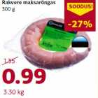 Allahindlus - Rakvere maksarõngas
300 g