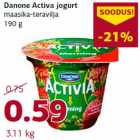 Allahindlus - Danone Activa jogurt