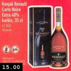 Allahindlus - Konjak Renault Carte Noire Extra