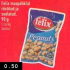 Allahindlus - Felix maapähklid röstitud ja soolatud, 90 g