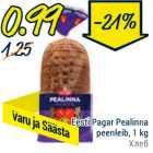 Allahindlus - Eesti Pagar Pealinna peenleib, 1 kg