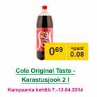 Allahindlus - Cola Original Taste - Karastusjook 2 l