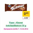 Allahindlus - Fazer - Kismet šokolaadibatoon 55 g