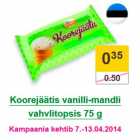 Allahindlus - Koorejäätis vanilli-mandli vahvlitopsis 75 g