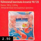 Allahindlus - Külmutatud koorimata krevetid 90/120 g