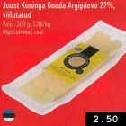 Juust Kuninga Gouda Argipäeva 27%, viilutatud