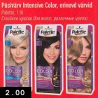 Allahindlus - Püsivärv Intensive Color, erinevad värvid Palette,, 1 tk