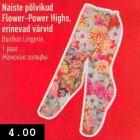 Allahindlus - Naiste põlvikud Flower-Power Highs, erinevad värvid