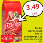 Allahindlus - Darling
kuiv koeratoit
liha- ja
juurviljadega, 3 kg