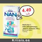 Allahindlus - Nestle Nan 2
imiku jätkupiimasegu,
alates 6. elukuust, 350 g