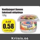 Allahindlus - Vanillijogurt Danone šokolaadi nööpidega 125 g