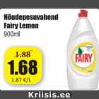  Nõudepesuvahend Fairu Lemon 900 ml