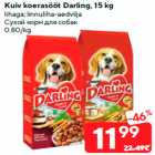 Kuiv koerasööt Darling, 15 kg

