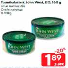 Allahindlus - Tuunikalasteik John West, EO, 160 g

