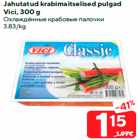 Allahindlus - Jahutatud krabimaitselised pulgad
Vici, 300 g
