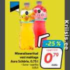 Allahindlus - Mineraliseeritud
vesi mahlaga
Aura Schörle, 0,75 l
