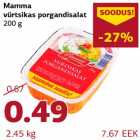 Allahindlus - Mamma vürtsikas porgandisalat 200 g