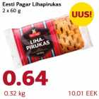 Allahindlus - Eesti Pagar Lihapirukas 2 x 60 g