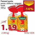 Allahindlus - Panzani pasta penne, chifferini, spagetid, fusilli 500 g