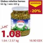 Allahindlus - Globus roheline hernes 66 0g / neto 420 g