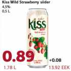 Allahindlus - Kiss Wild Strawberry siider 4,5% 0,5 L