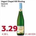 Allahindlus - Ungari Chapel Hill Riesling lauavein 75 cl