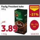 Allahindlus - Paulig President kohv 500 g