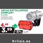 ARCAS RATTALAMPIDE
KOMPLEKT
5 LED