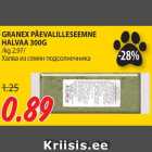 GRANEX PÄEVALILLESEEMNE
HALVAA 300G