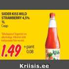 SIIDER KISS WILD
STRAWBERRY 4,5%
1L