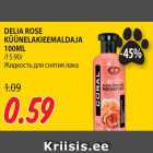 DELIA ROSE
KÜÜNELAKIEEMALDAJA
100ML