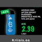 Allahindlus - ADIDAS 3IN1
AFTER SPORT
DUŠIGEEL
MEESTELE 400 ML