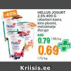 Allahindlus - HELLUS JOGURT
2,5% 400 G